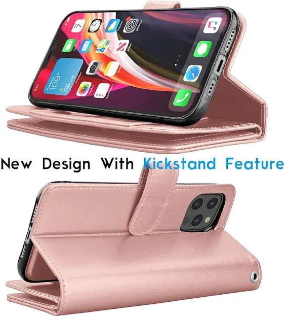 Tekcoo Wallet Case for iPhone 12 Pro Max / iPhone 12 Mini 2020 Luxury ID Cash ...