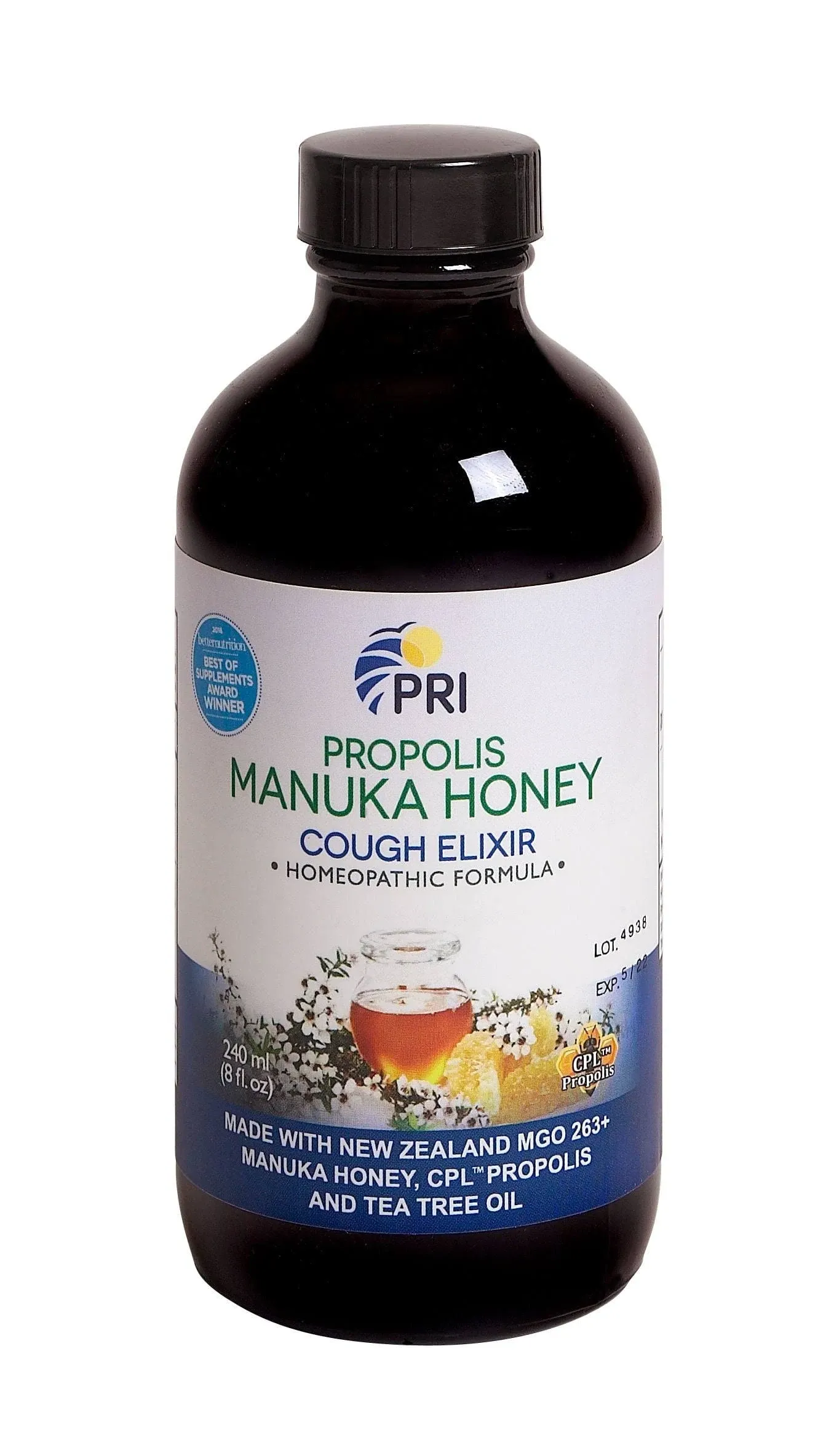 Pacific Resources Propolis Cough Elixir, 8 oz