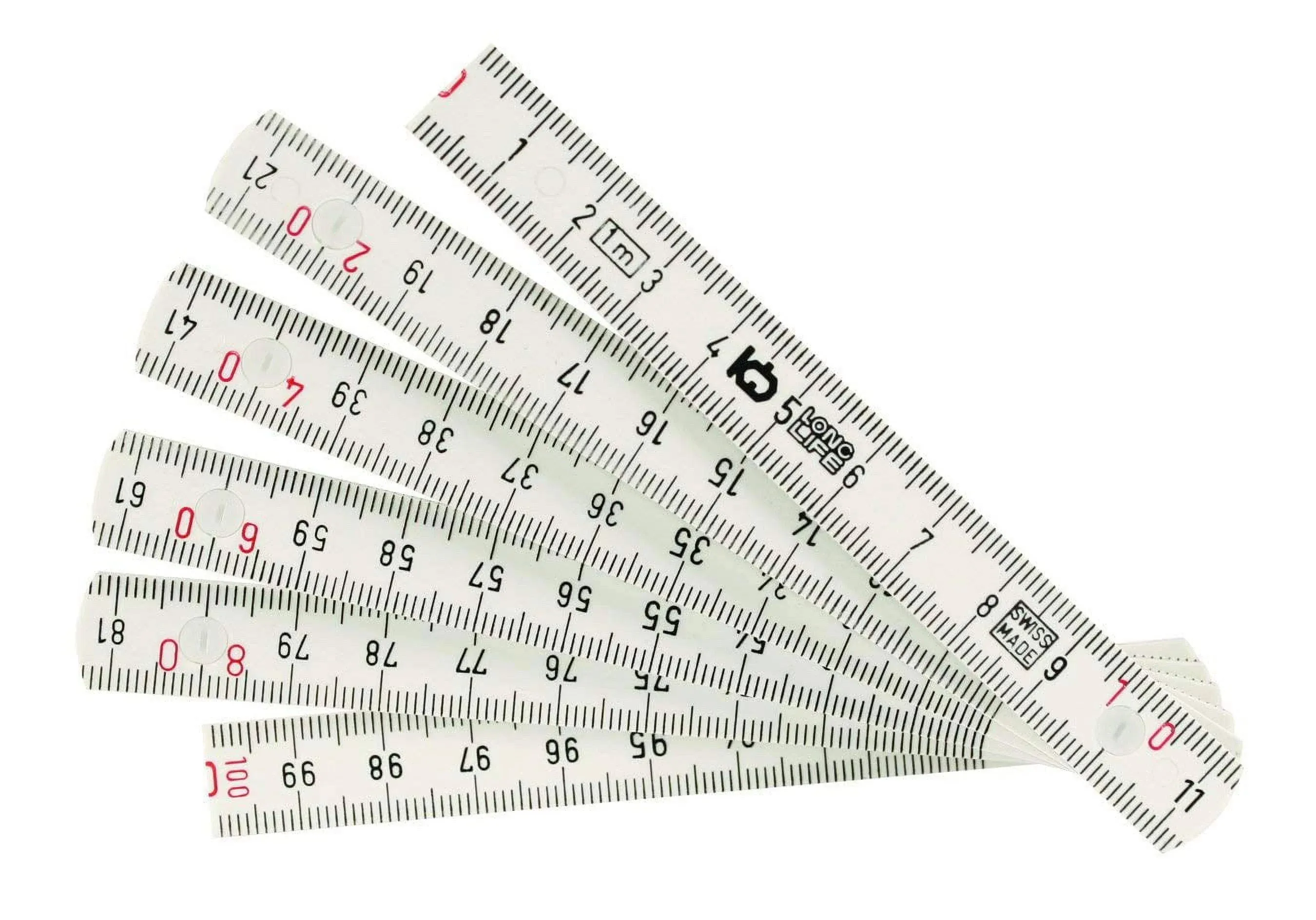 Wiha Tools 61601 MaxiFlex Inch/Metric Inside Reading Folding Ruler