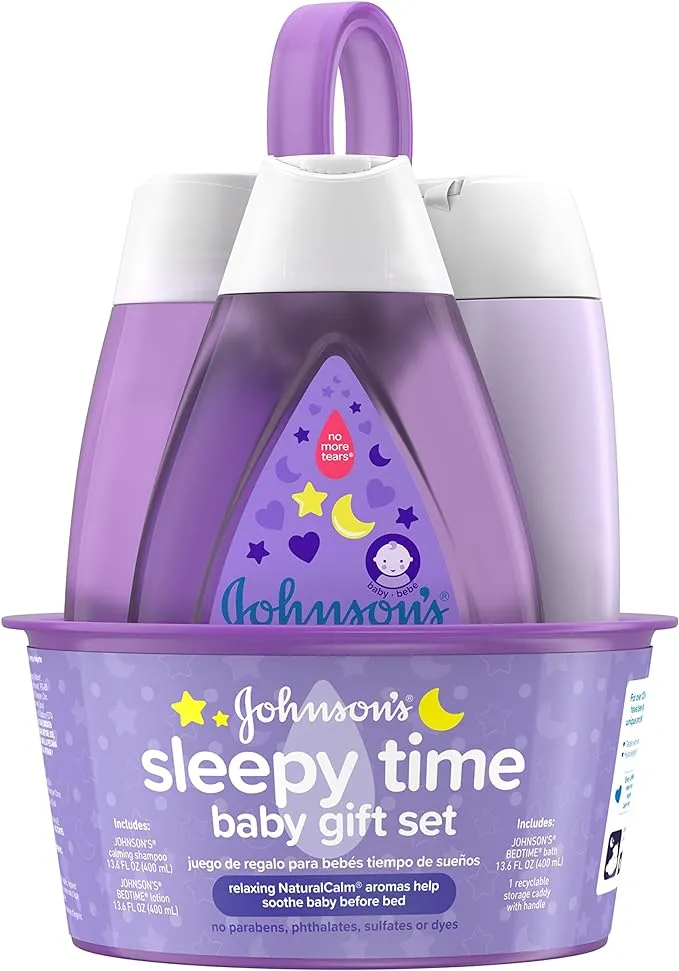 Johnson&#039;s Sleepy Time Baby Gift Set Relaxing NaturalCalm Aromas,Shampoo<wbr/>,lotion