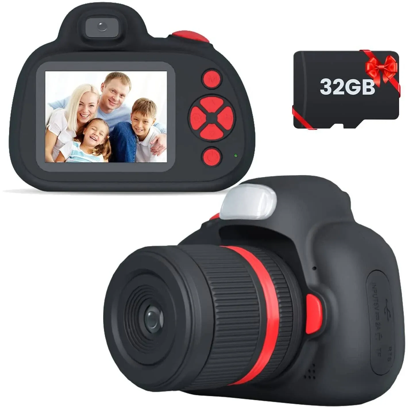 Kids Camera, Digital Camera for Kids 3-8 Year Old, Birthday, Toys for Girls, 2.4