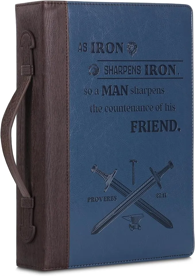 - Fundas Biblicas Para Hombres, 10,7&#034; X 7,5&#034; X 2,4, Estuche Para La Biblia P...