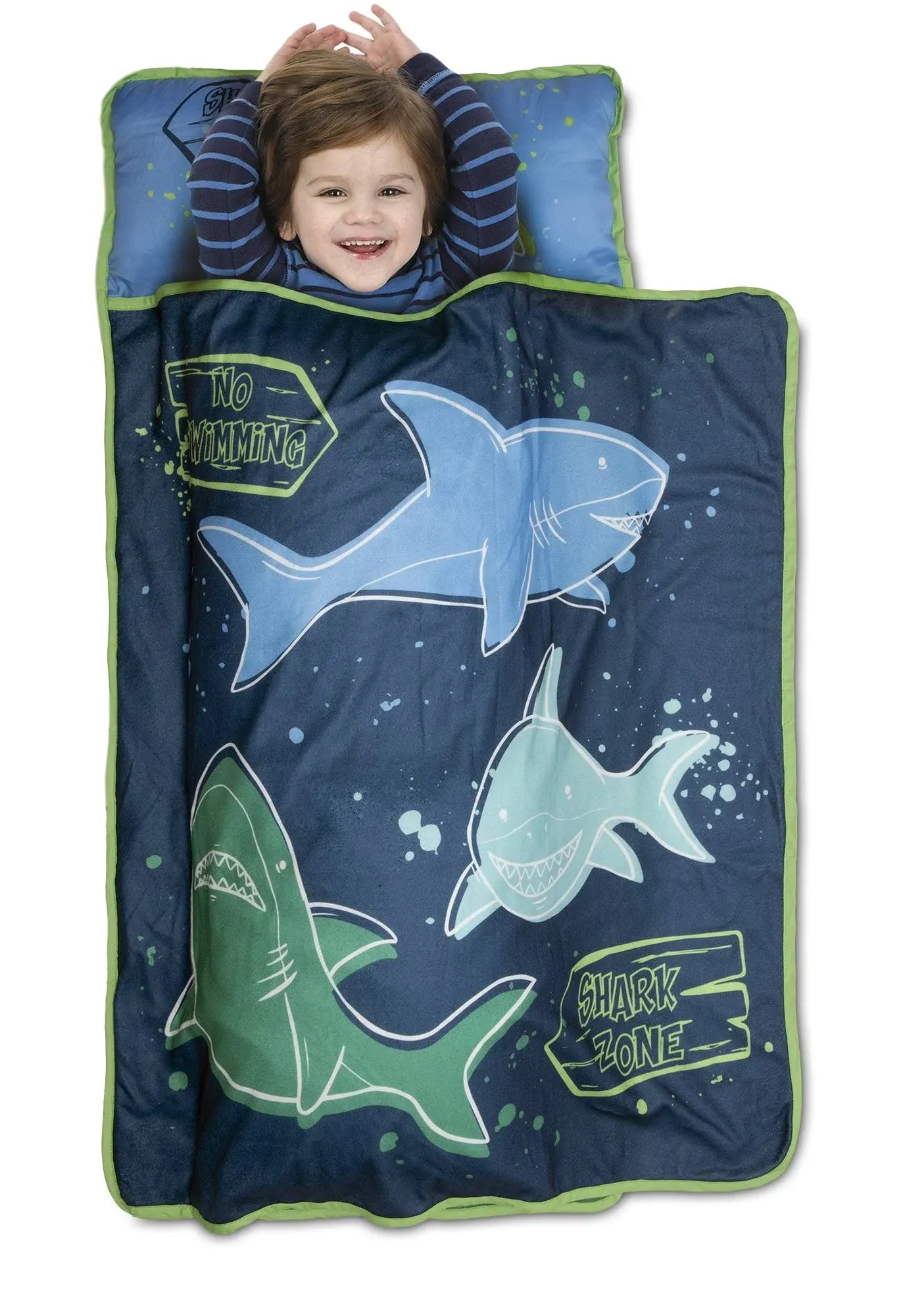 Baby Boom Shark Zone Toddler Nap Mat