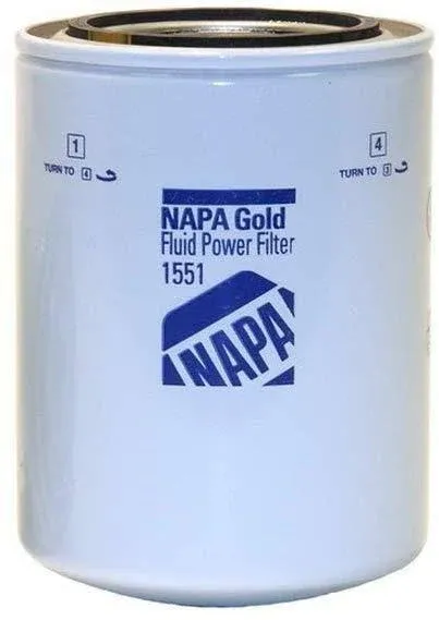 Napa Gold 1551 Spin-On Hydraulic Filter - 5.2X3.66", 1-12THREAD