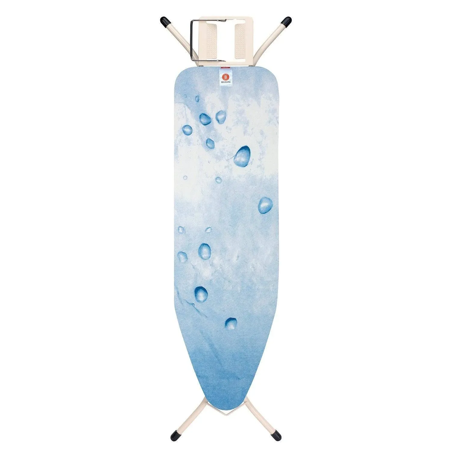 Brabantia Ironing Board Steel Frame+Child Lock+Ergonomic W/ Iron Rest Ice Water