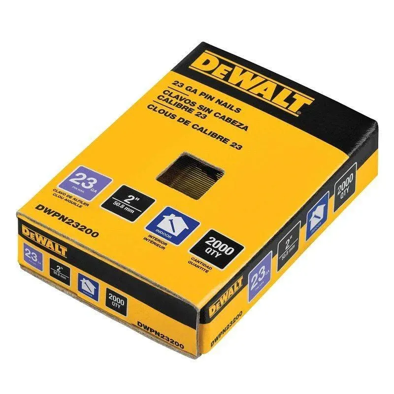 DeWalt 23ga 2in Pin Nail