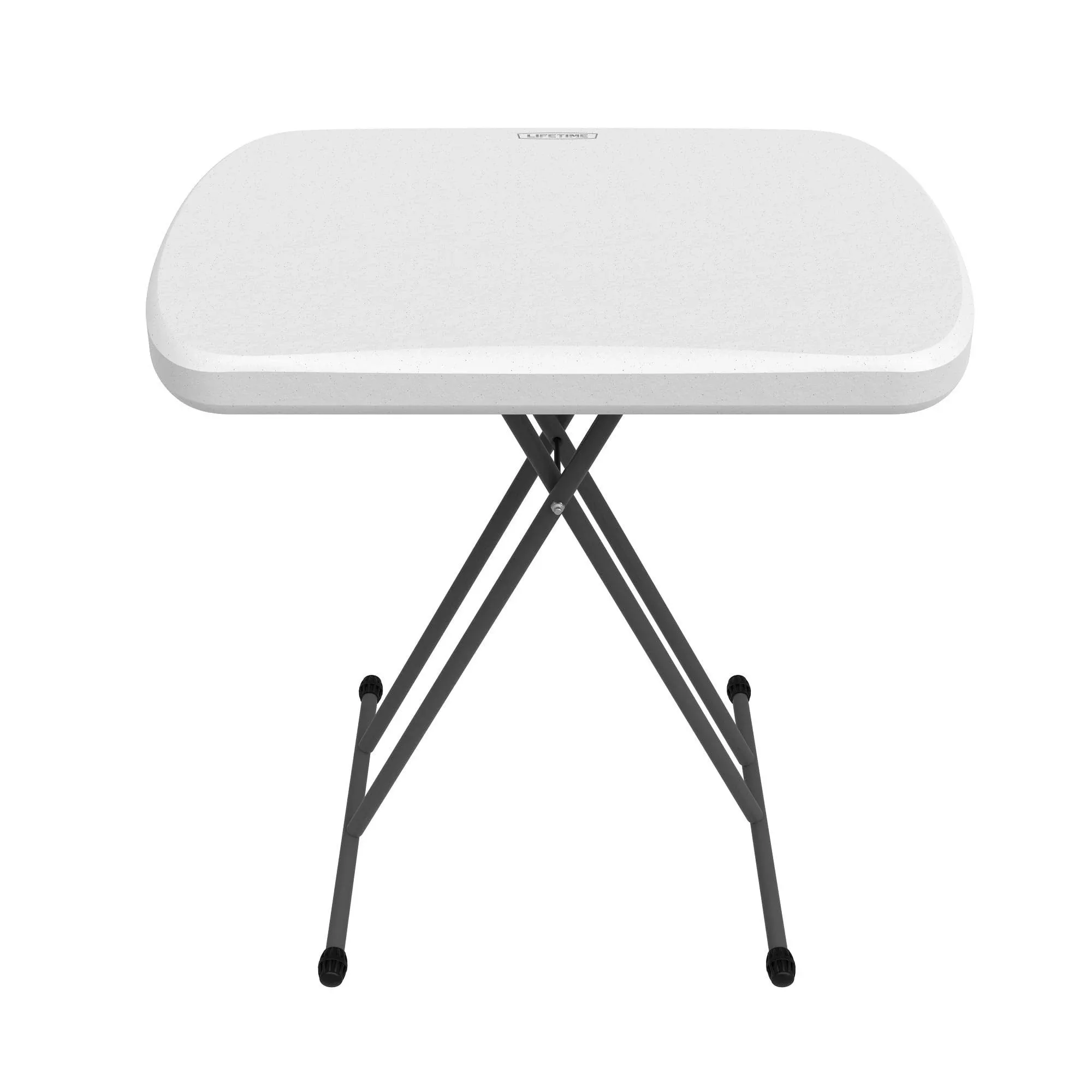 Lifetime Personal Folding Table, White Granite