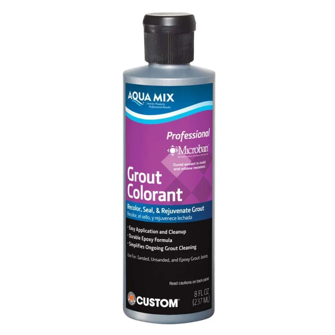 Aqua Mix Grout Colorant - 8 oz Bottle - Natural Gray