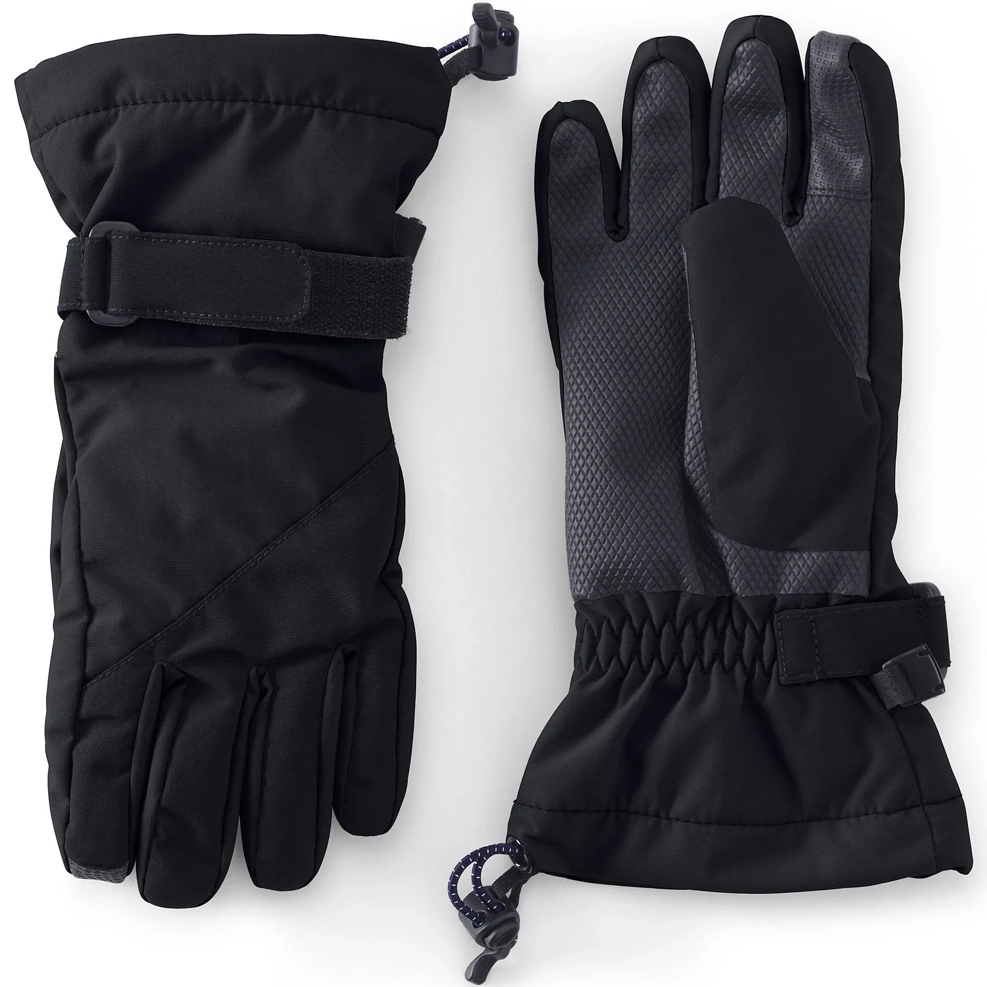 Lands' End Kids Squall Gloves - Small - Black