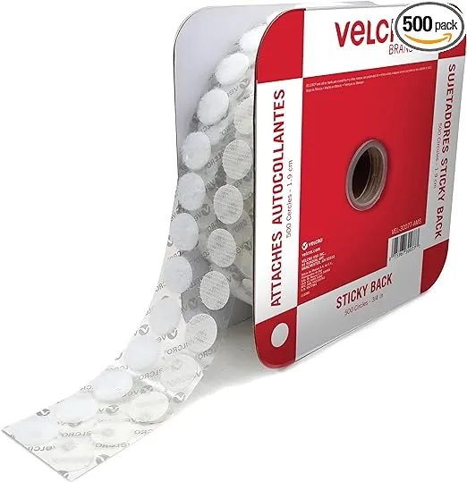 Velcro Brand Sticky Back Hook and Loop Fasteners Perfect for Home or Office