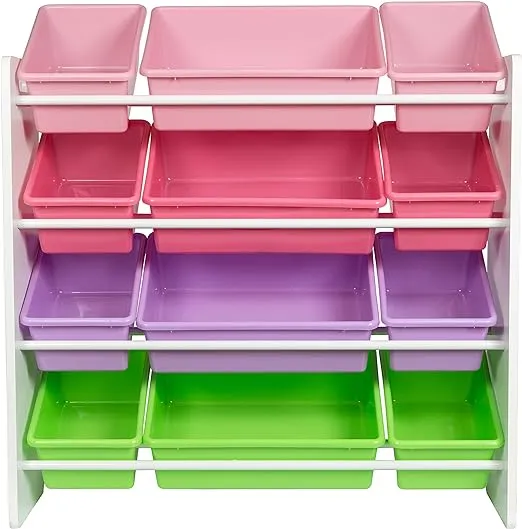 Honey Can Do Honeycando Kids Toy Storage Organizer With Bins