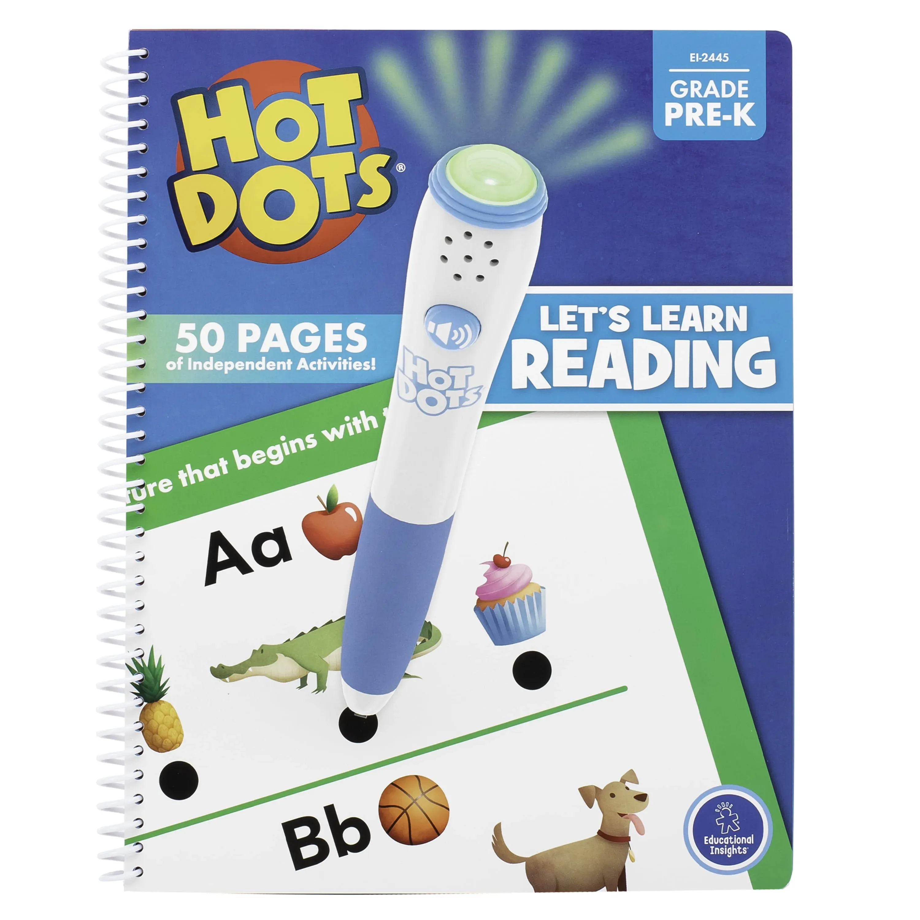 Educational Insights Hot Dots Let's Learn Pre-K Reading