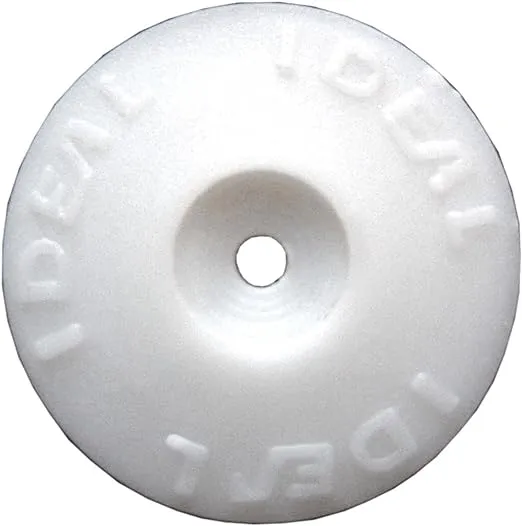 Ideal Security Inc. SKPHC Plastic Cap Washers for Nails or Screws Box of 500, 7/8 Inch, White, Count