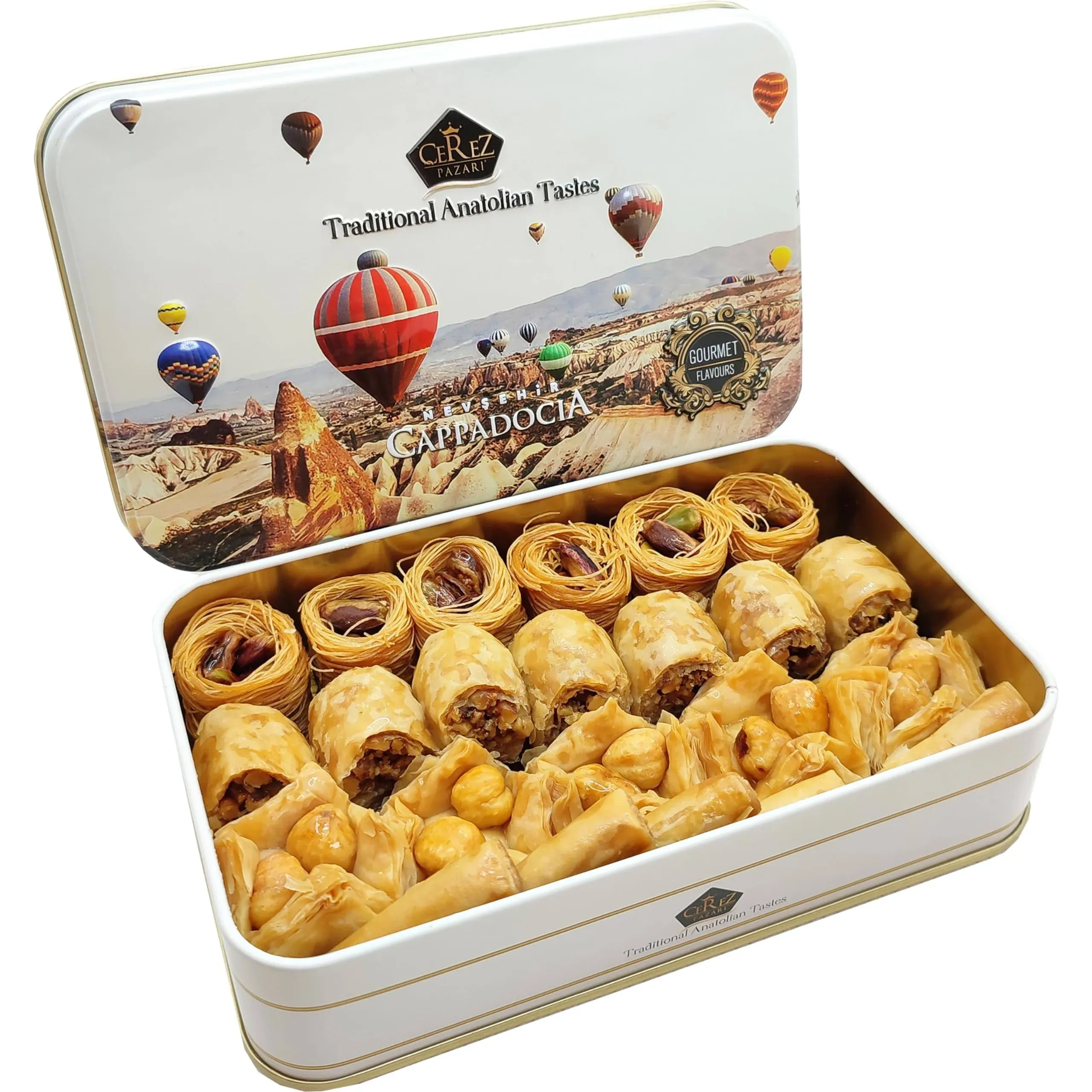 Baklava Pastry Small Tin Box