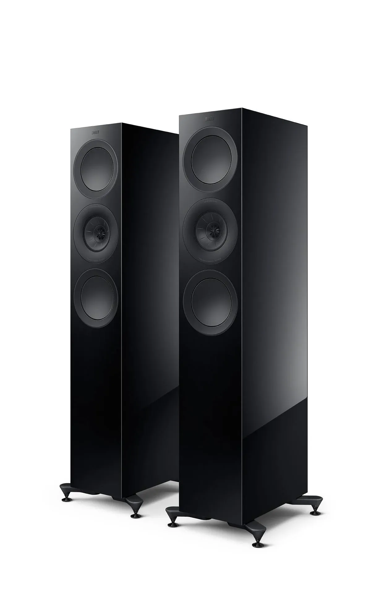 KEF R7 Meta Uni-Q Floor Standing Loudspeaker (SINGLE) - Gloss Black