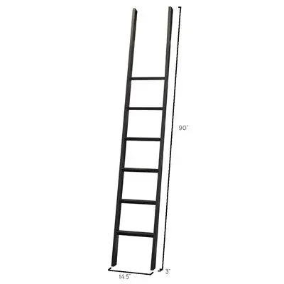 Martin Furniture Toulouse Black Metal Ladder