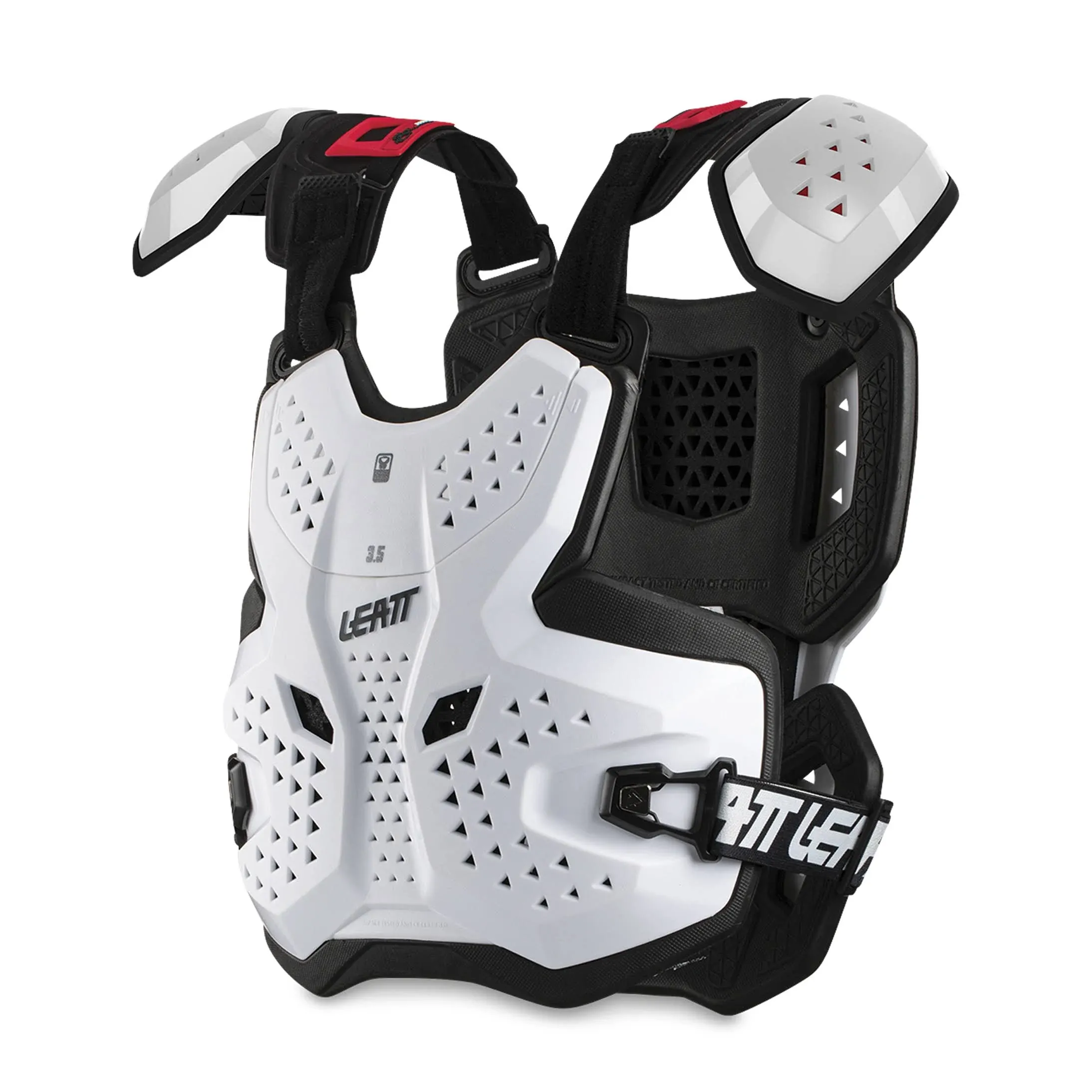 New Leatt 3.5 Pro White Chest Protector - 5021400261