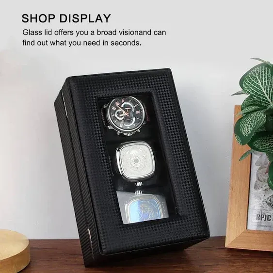 Anyasun 3-Slot Watch Box