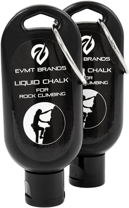 Liquid Chalk, Mess-Free Gym Chalk for Weightlifting, Gymnastics, Rock Climbing, Dancing. Sweat-Resistant and Long Lasting for Stronger Grip. Package May Vary.