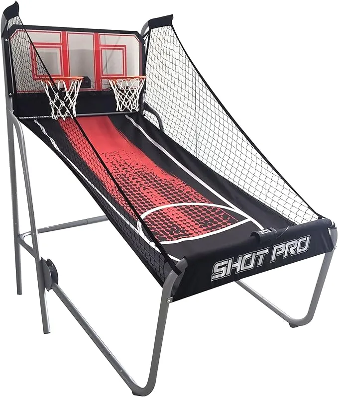 Hathaway Shot Pro Deluxe Electronic Basketball Game, Black