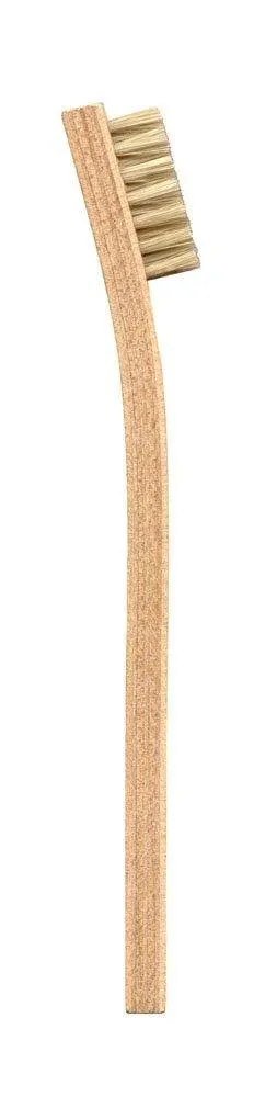 MG Chemicals - 859 Non-Abrasive Cleaning Brush with 5-1/4" Wood Handle, Horse Hair Bristles, 1-3/8" Length x 7/16" Width