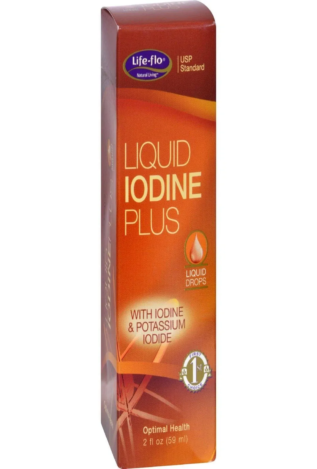 Life Flo Iodine Plus, Liquid, Liquid Drops - 2 fl oz