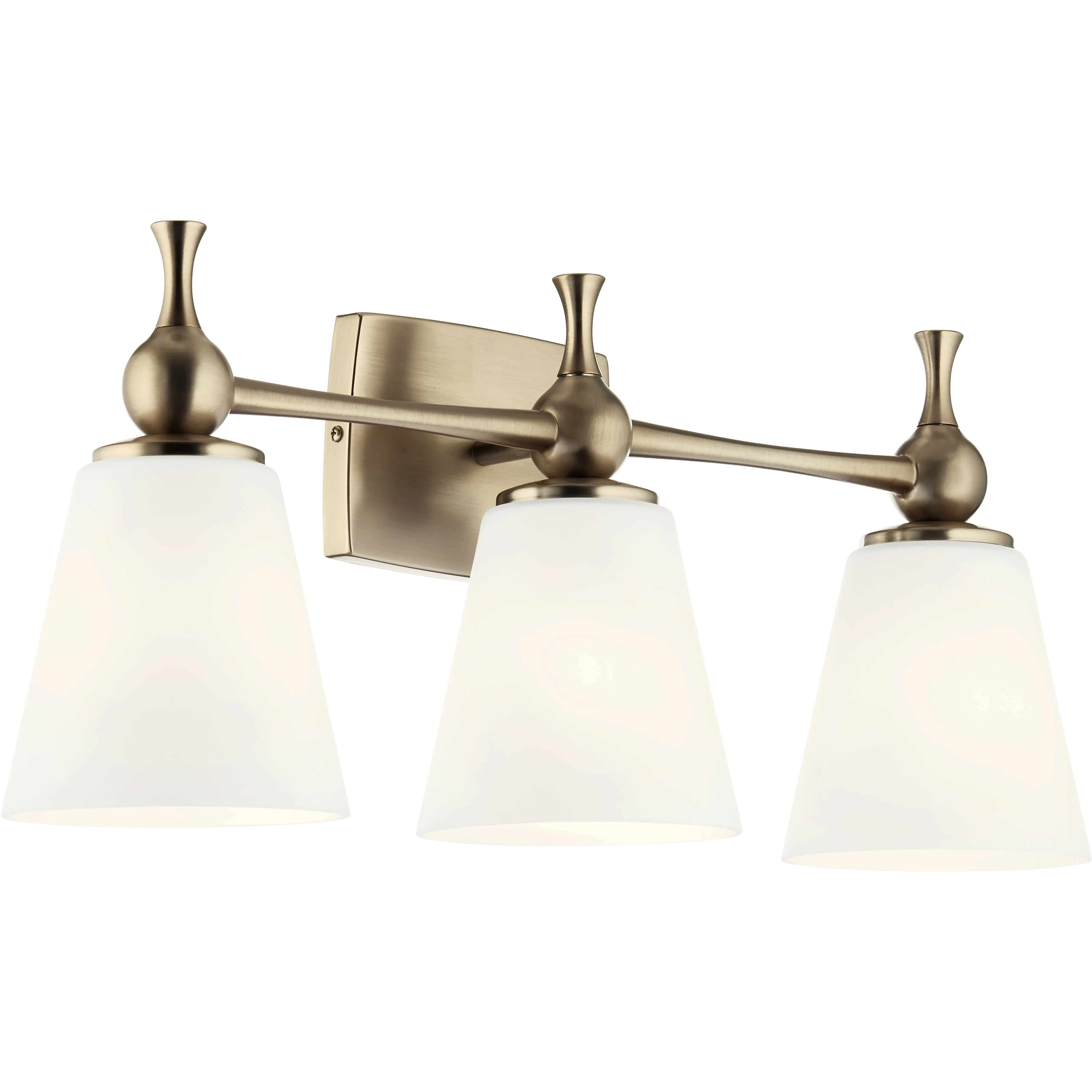 Kichler 55092CPZ Cosabella 3-Light Bath Vanity in Champagne Bronze