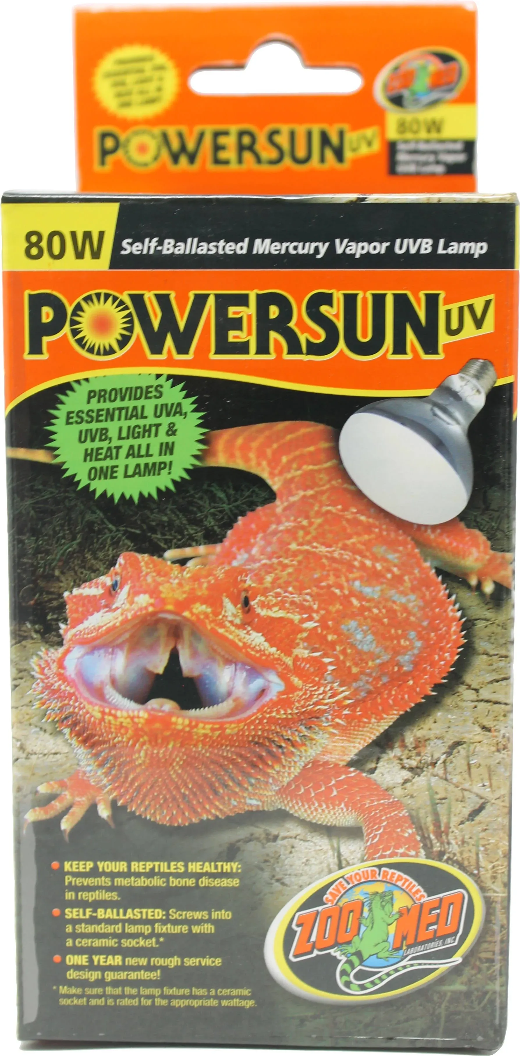 Zoo Med PUV-12 PowerSun Mercury Vapor UVB Lamp