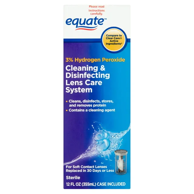 Equate Cleaning & Disinfecting Lens Care System