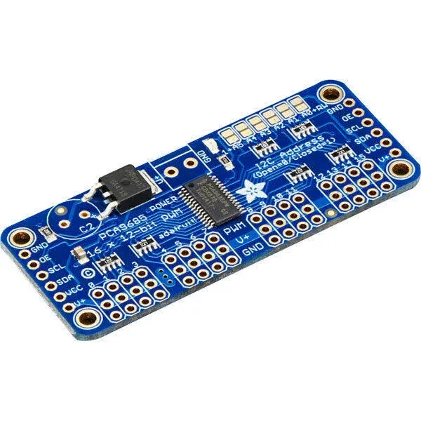 Adafruit 16-Channel 12-bit PWM/Servo Driver - I�C Interface - PCA9685