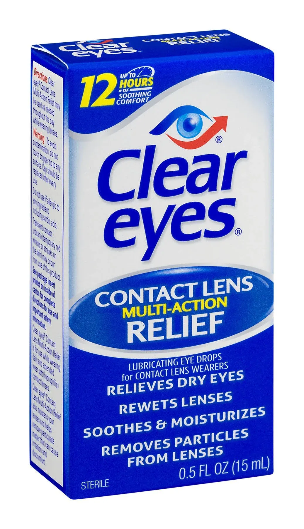 Clear Eyes Contact Lens Relief Eye Drops