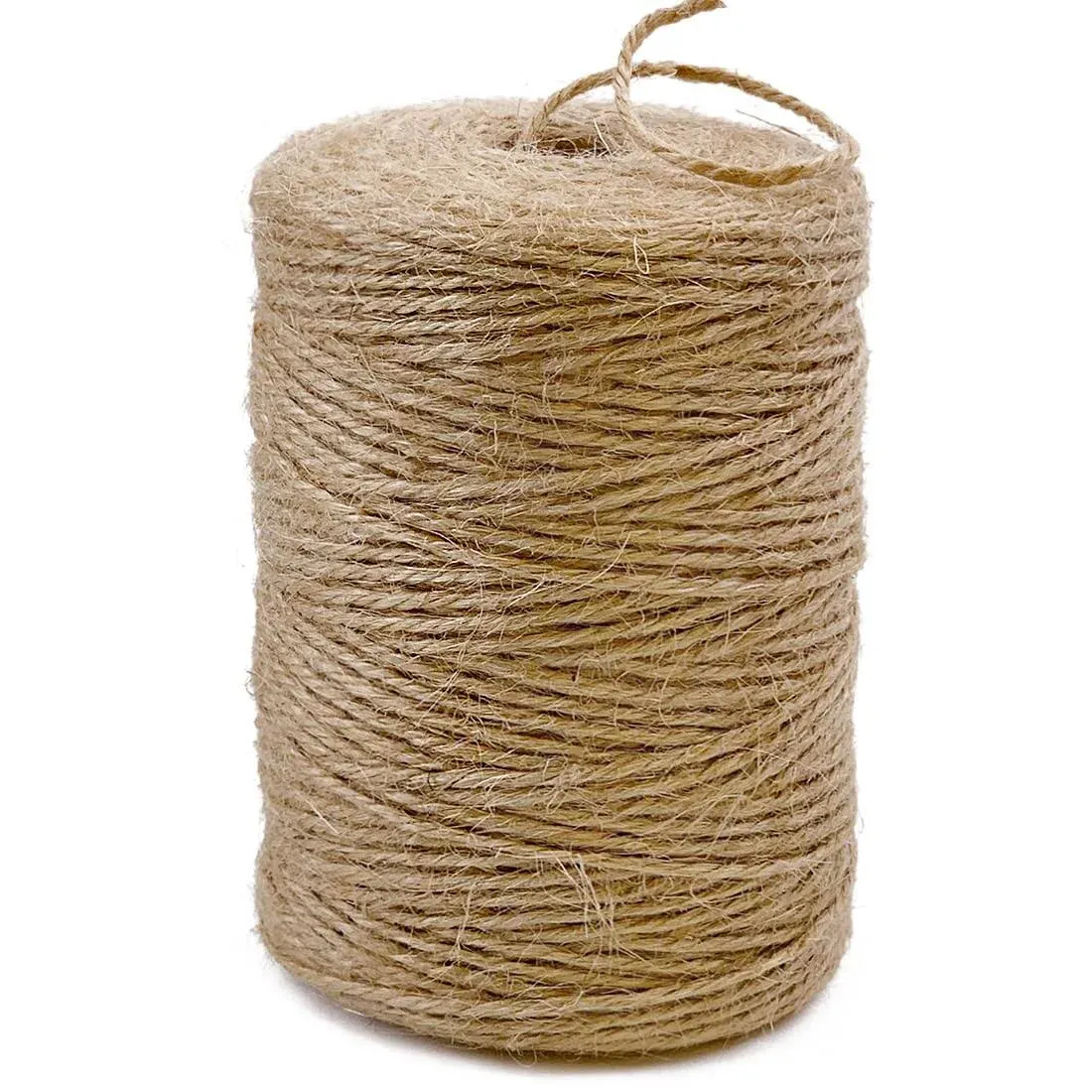 PerkHomy Natural Jute Twine 600 Feet Long Twine String for Crafts Gift Wrappi...