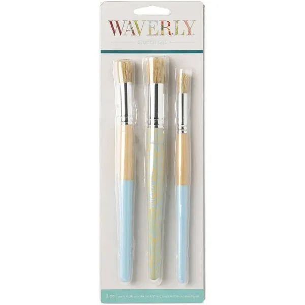 Waverly Stencil Brush Set 3pk