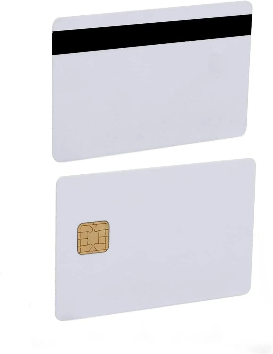 3 Pack J2A040 Chip Java JCOP Cards Unfused CAETOUNG JCOP21-40K Smart Card with 2 Track 8.4mm HICO Magnetic Stripe