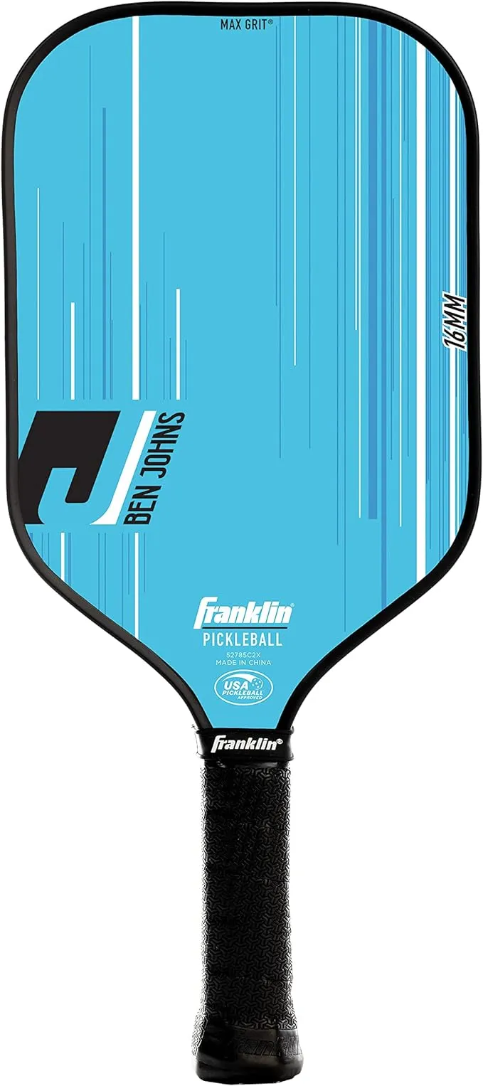 Franklin Sports Pro Pickleball Paddle – USAP Approved Paddle with MaxGrit Technology – Elongated Handle for Maximum Control