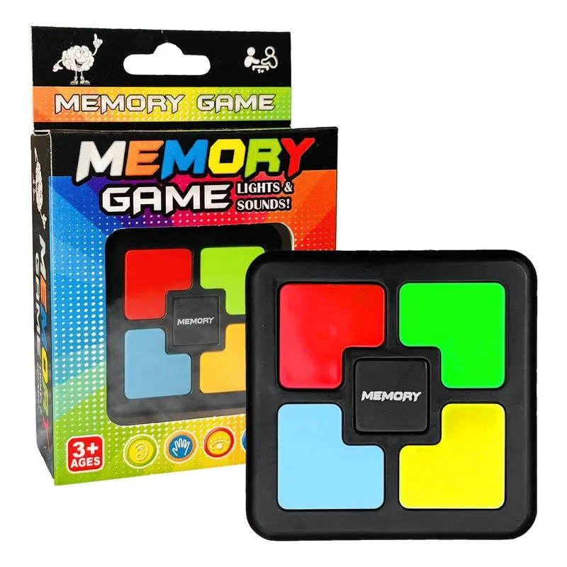 Light Up Memory Game Handheld Electronic Toys Color Memorizing Classic Board Games Quiz Game with Lights and Sounds