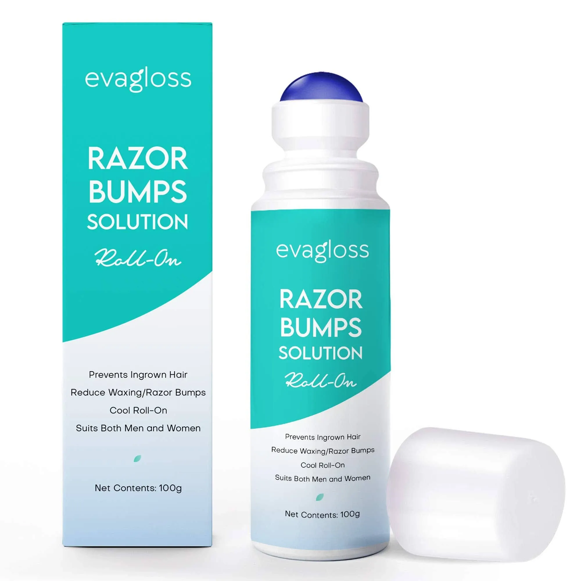 Evagloss Razor Bumps Solution- After Shave Repair Serum for Ingrown and Burns ...