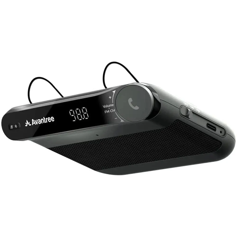 Avantree Roadtrip - Bluetooth Speaker for Car & Wireless FM Transmitter 2-in-1 ...