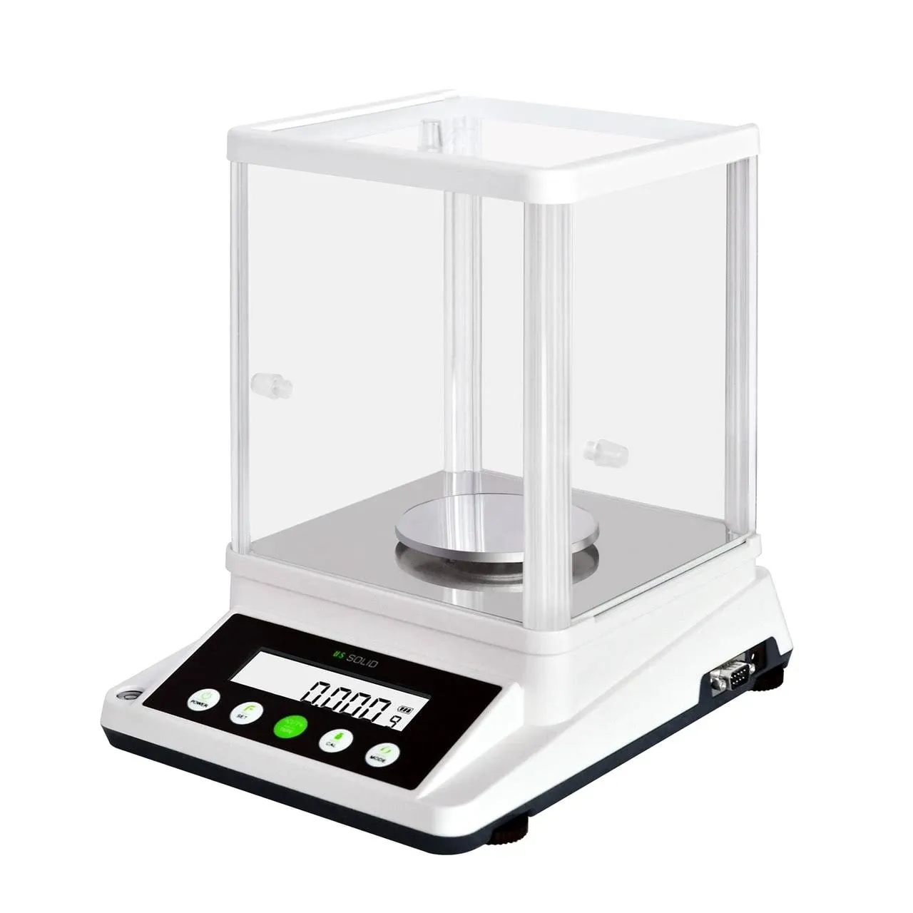 U.S. Solid Analytical Balance 310 x 0.001 g 1mg Precision Scale W/ 2 LCD Screen