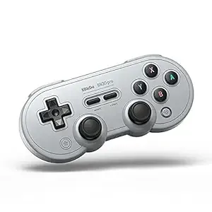 8Bitdo Sn30 Pro USB Wired Gamepad for Switch, Windows & Raspberry Pi(Gray Edition)