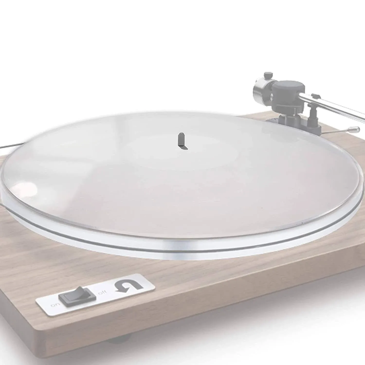 Turntable Acrylic Slipmat for Vinyl LP Record Players - 2.7mm