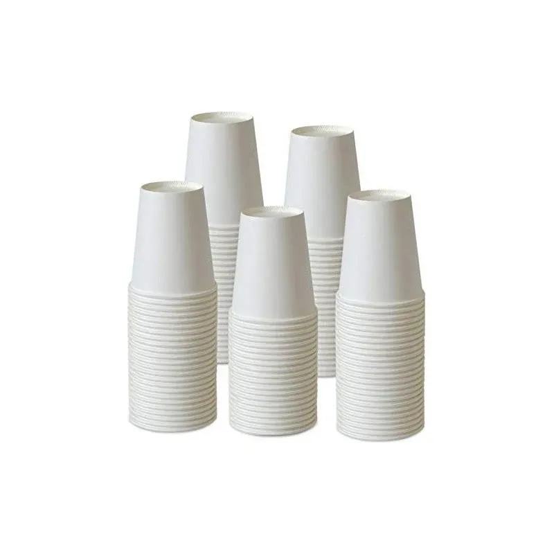 Paper Cups, 150 Pack 8 oz Paper Cups, Paper Coffee Cups 8 oz, Hot Cups Paper ...