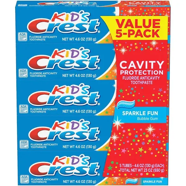 Crest Cavity Protection Kids Toothpaste Sparkle Fun