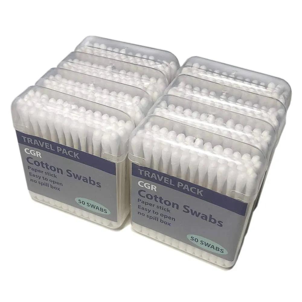 400pcs CGR Organic Cotton Swabs