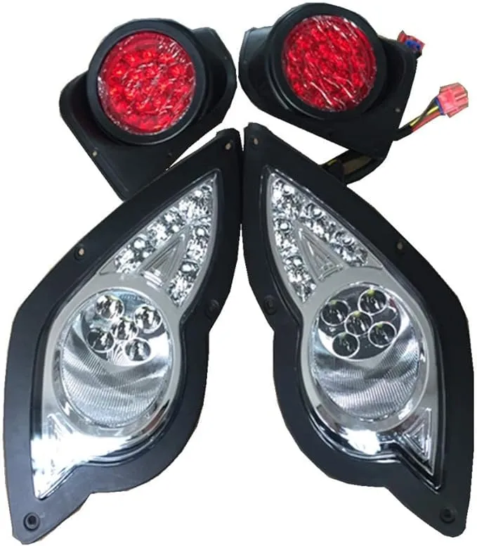 Golf Cart Yamaha LED Light Kit Fit Yamaha Drive G29 2007-up I LED Headlights ...