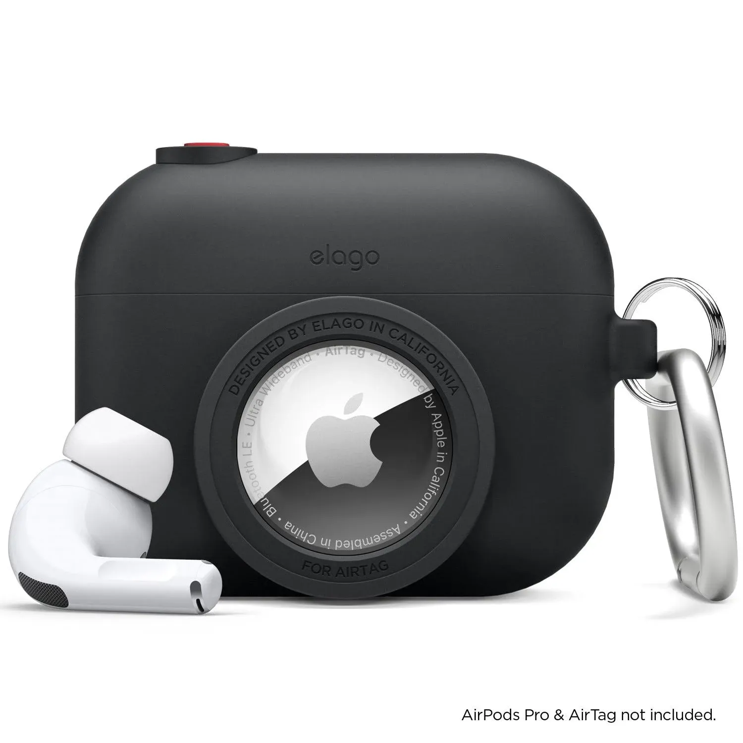 elago Instant Case Compatible with AirPods Pro, Compatible with AirTag, Classic ...