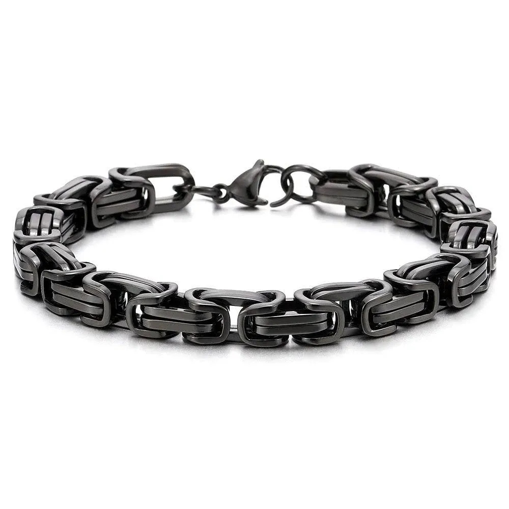 COOLSTEELANDBEYOND Braided Link Bracelet