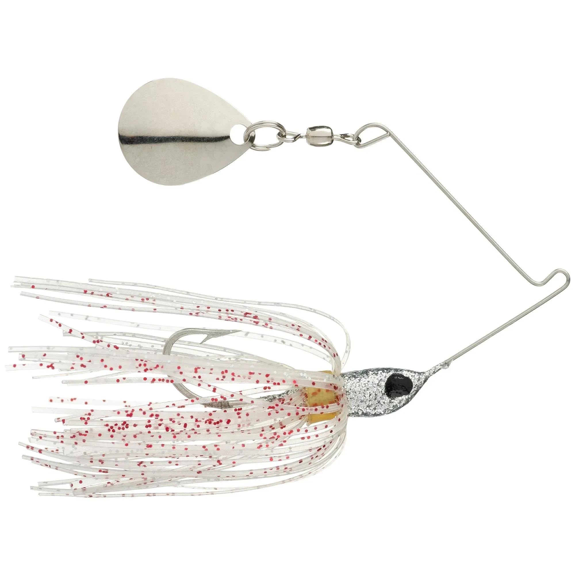 Strike King Micro-King Spinnerbait - Silver Colorado Blade