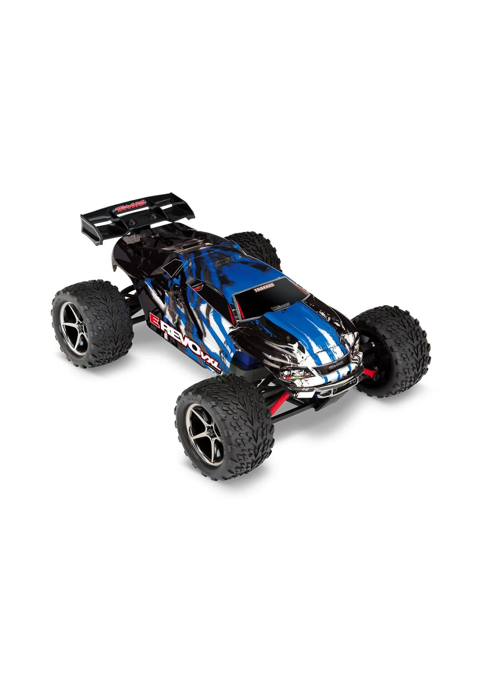 Traxxas - 1/16 Scale E-Revo VXL: 4x4 Brushless Monster Truck w/USB-C (Blue)