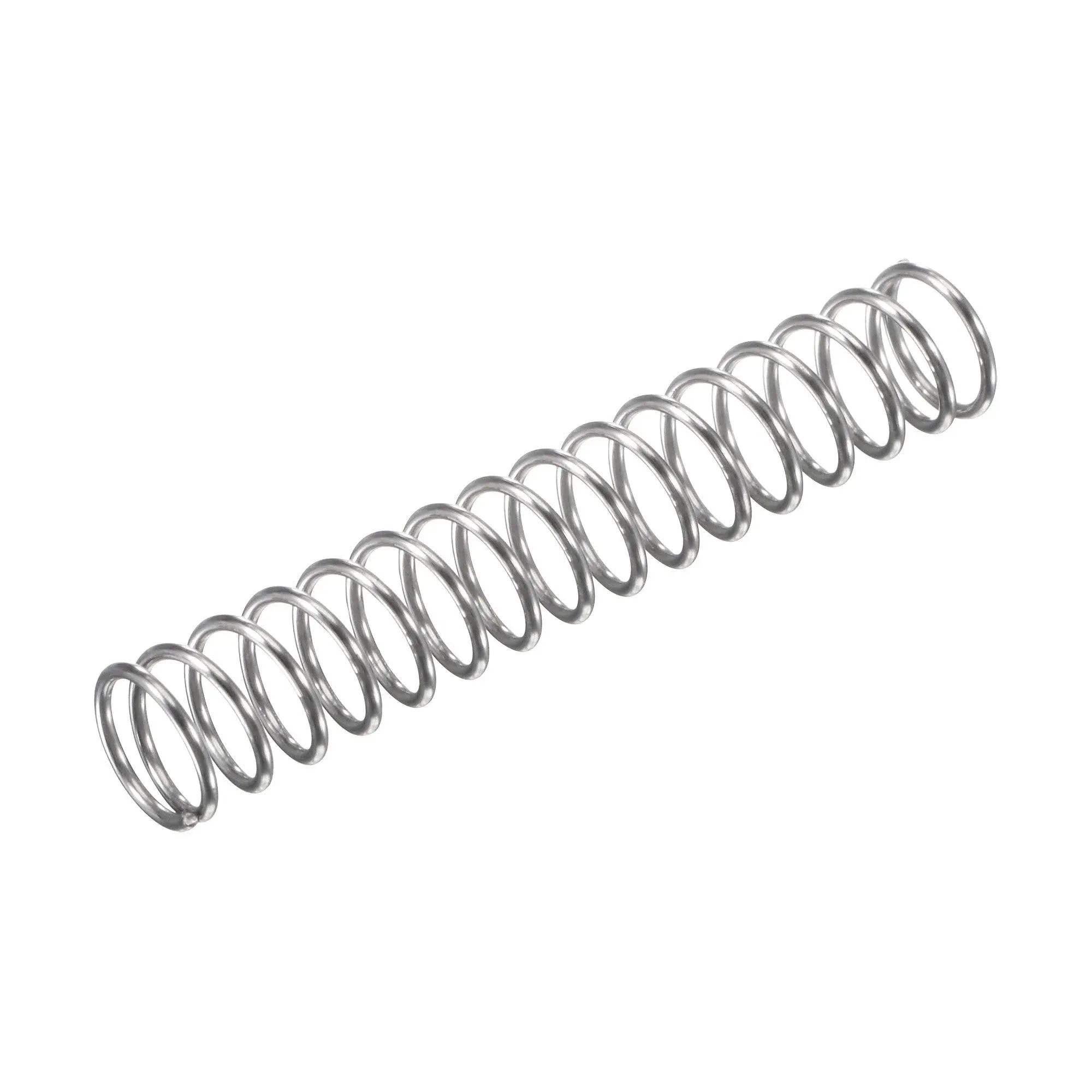 8mmx0.8mmx50mm 304 Stainless Steel Compression Spring 11.8N Load Capacity 10pcs